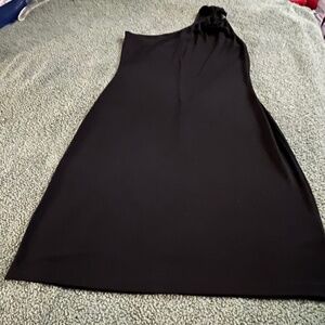One shoulder LBD. Size large. White House Black Market.